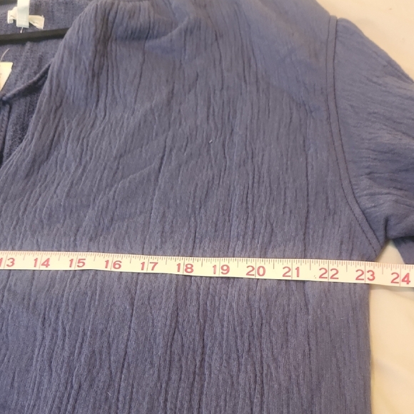 Aerie Blue Lightweight Shirt Jacket - Picture 8 of 8